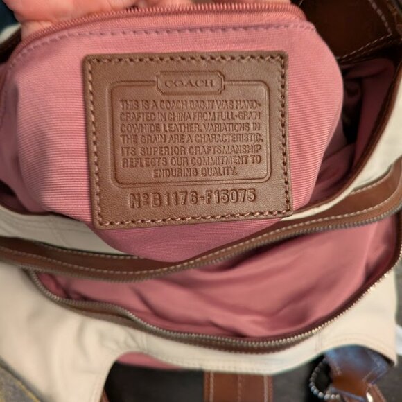 COACH Soho Lynn Leather Hobo Shoulder Handbag + Matching Wallet - Picture 14 of 14